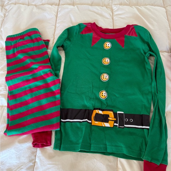 Christmas Elf and Santa Pajama Set of 2 - Picture 3 of 3